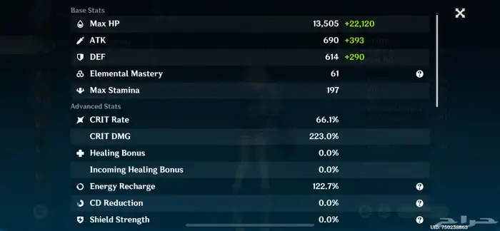 حساب قنشن امباكت 80 ريال 2