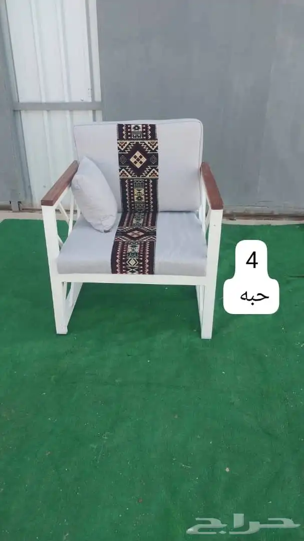 جلسات خارجية - كراسي حديد - كراسي خشب 11