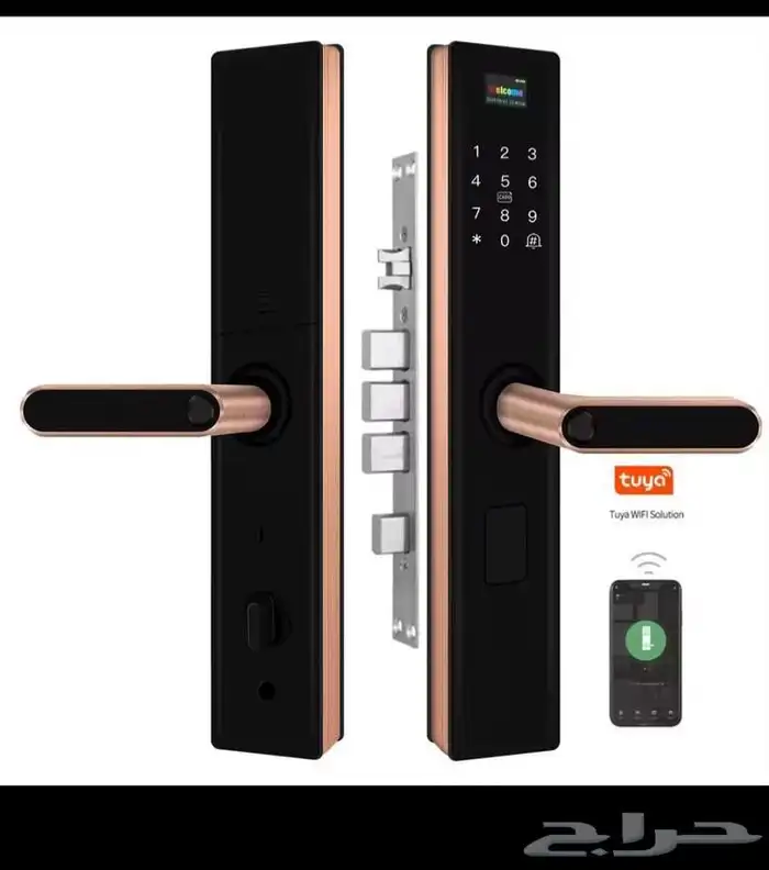 اقفال ذكية داخلية وخارجية للابواب الخشب والحديد SMART LOCK 1