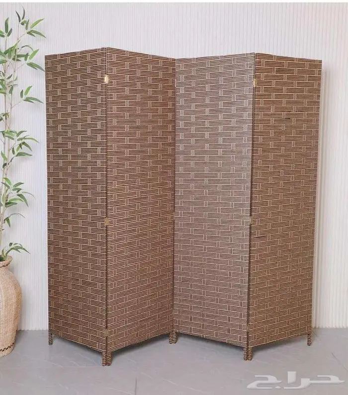 بارتشن قابل للطي حديث عدة الوان حاجز ديكور خشب 0