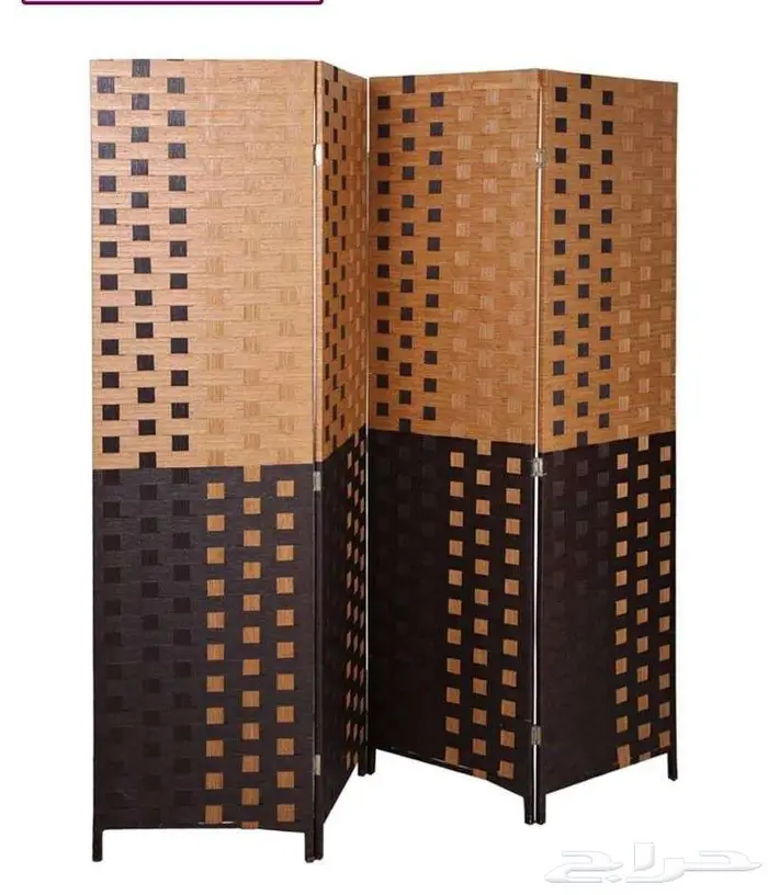 بارتشن قابل للطي حديث عدة الوان حاجز ديكور خشب 18