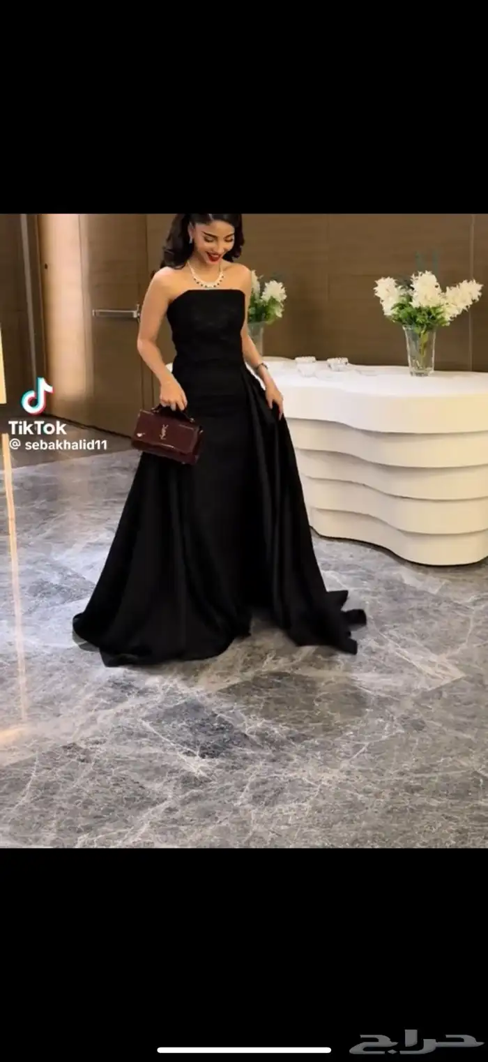 فستان جديد ولا لبسه نهائيا  لسا فيه كرتون البراند للبيع 380 1