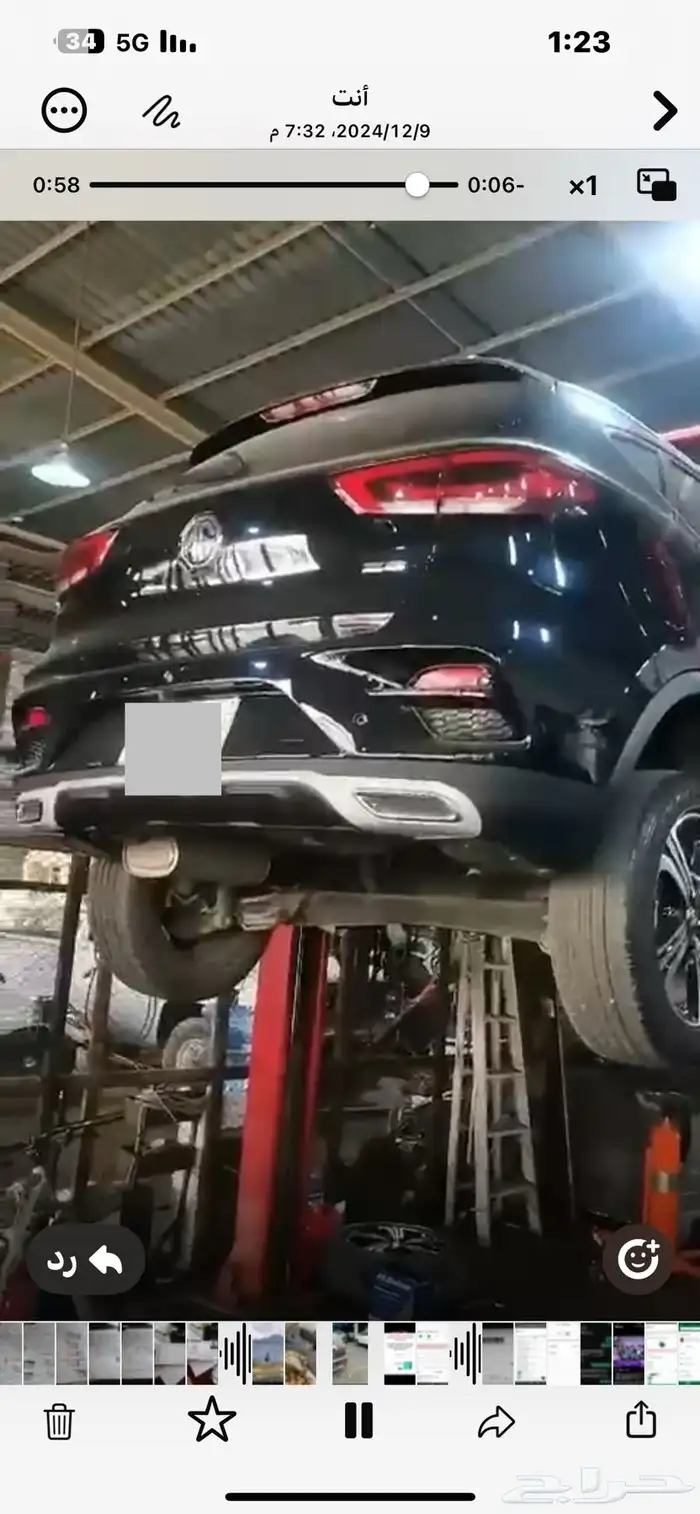 ام جي MG الصينيه ورشة اعمال ماس للصيانة الجيرات MG 6 GT T30 3