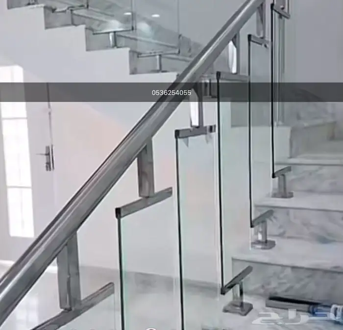 دربزين استيل حواجز مسابح مسكات جدار 0