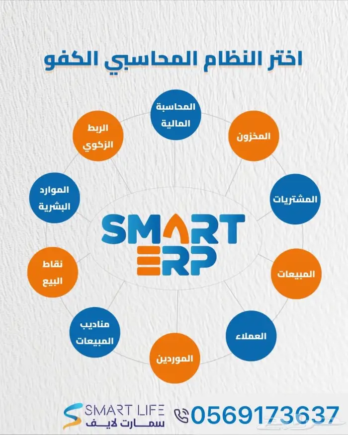 برنامج محاسبي متكامل ERP وبرنامج HR 1