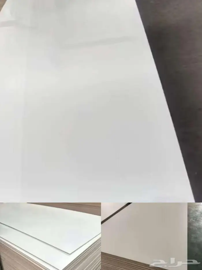 MDF ميلامين ابيض مطفي صيني 0