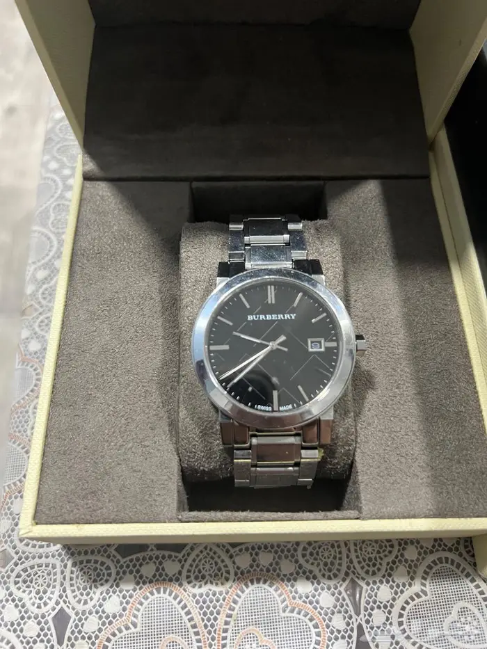 ساعة بيربري رجالي ساعة سويسرية أصلية 1