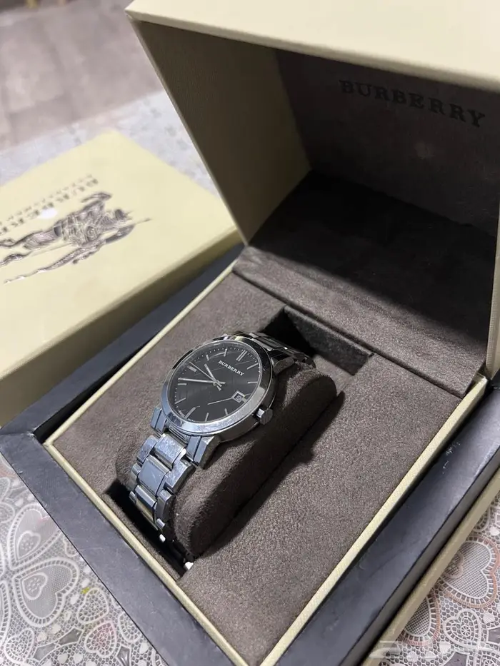 ساعة بيربري رجالي ساعة سويسرية أصلية 3