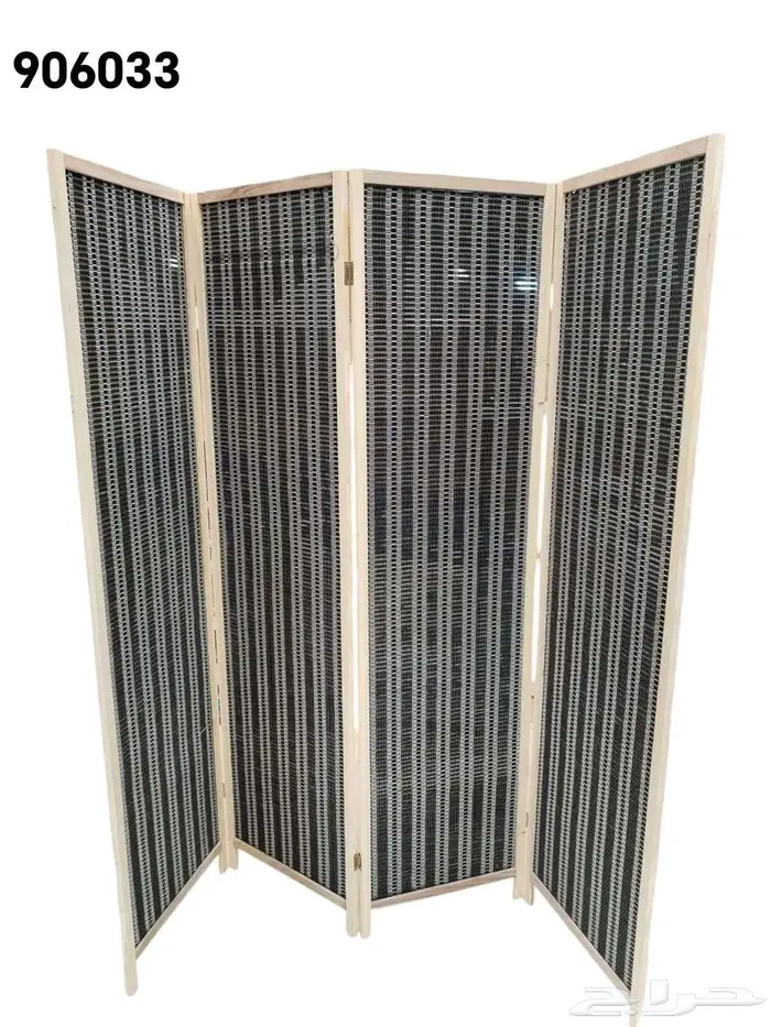 بارتشن قابل للطي حديث عدة الوان حاجز ديكور خشب 8