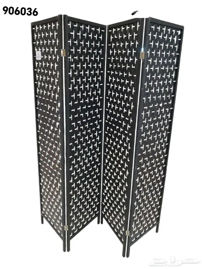 بارتشن قابل للطي حديث عدة الوان حاجز ديكور خشب 12