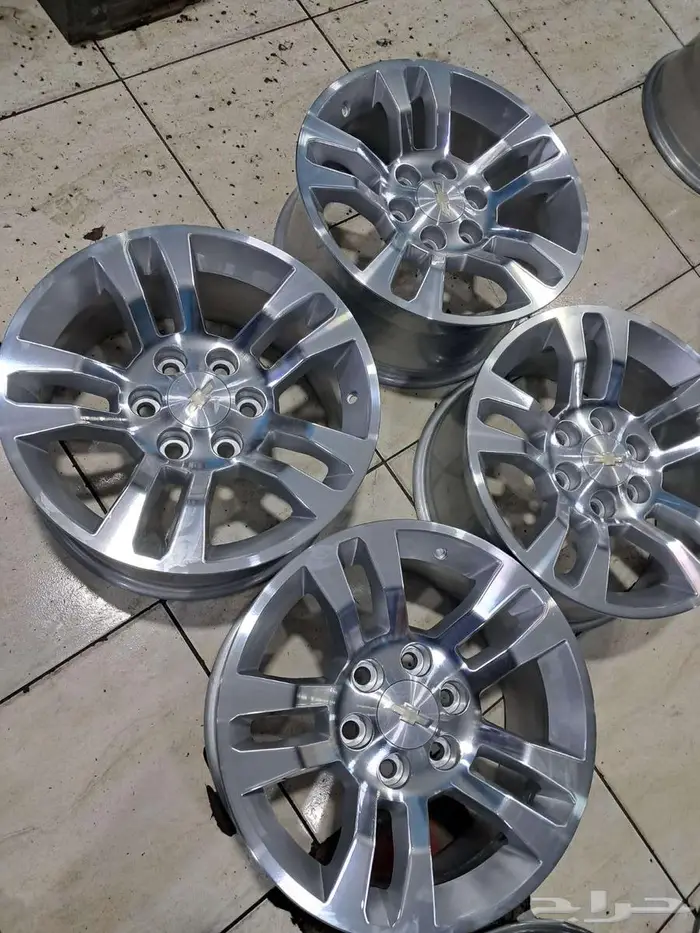 طقم جنوط تاهو 2016 لامقاس 18اصلية وكالة 0