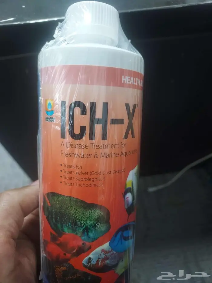 لاسماك الزينة ICH--X علاج البقع البيضاء و غيرها موضح.. 0