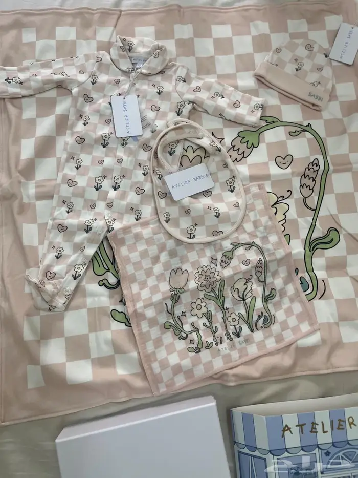 طقم ملابس مع بوكس هدايا اتيلة بابي 7