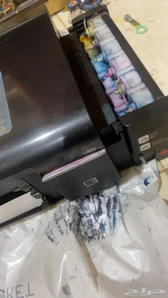 طابعة مستعملة l800 6 الوان 3