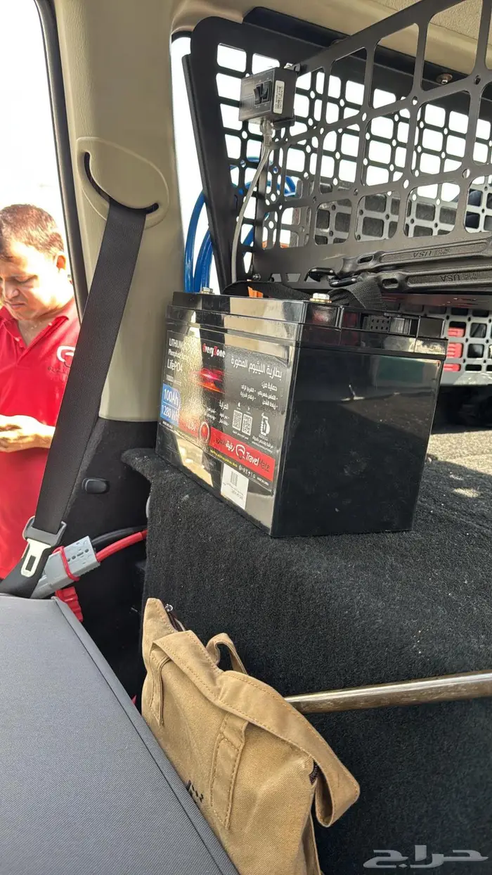 بطارية ليثيوم 100 امبير رفيق الدرب استخدام قليل 1