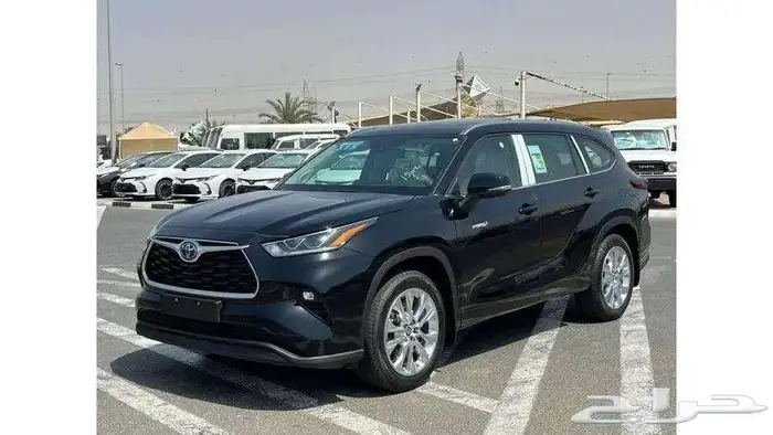 تويوتا -هايلاندر- لميتد- فل- هايبرد اسود - 2025-بطاقه 0