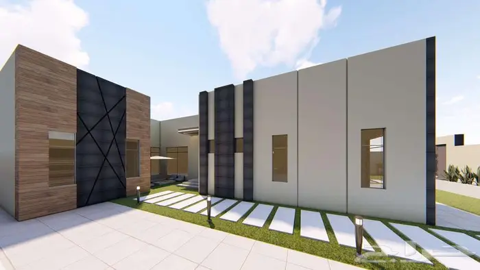 تصميم واجهات خارجي ثري دي 3D 13