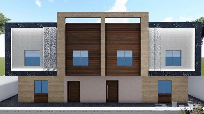 تصميم واجهات خارجي ثري دي 3D 4