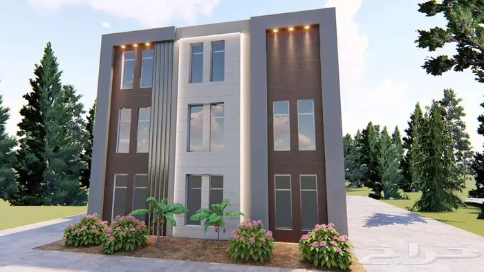 تصميم واجهات خارجي ثري دي 3D 7