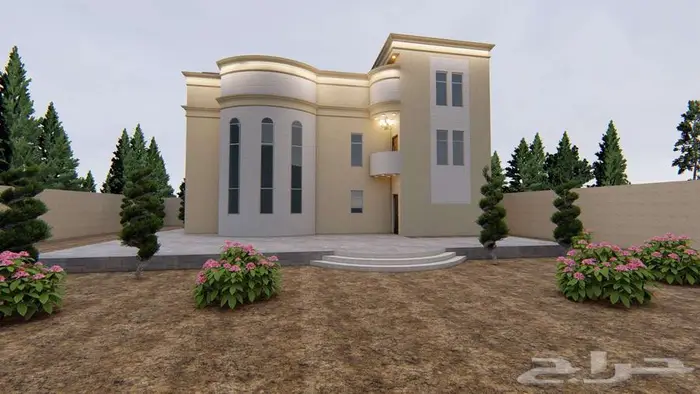 تصميم واجهات خارجي ثري دي 3D 8