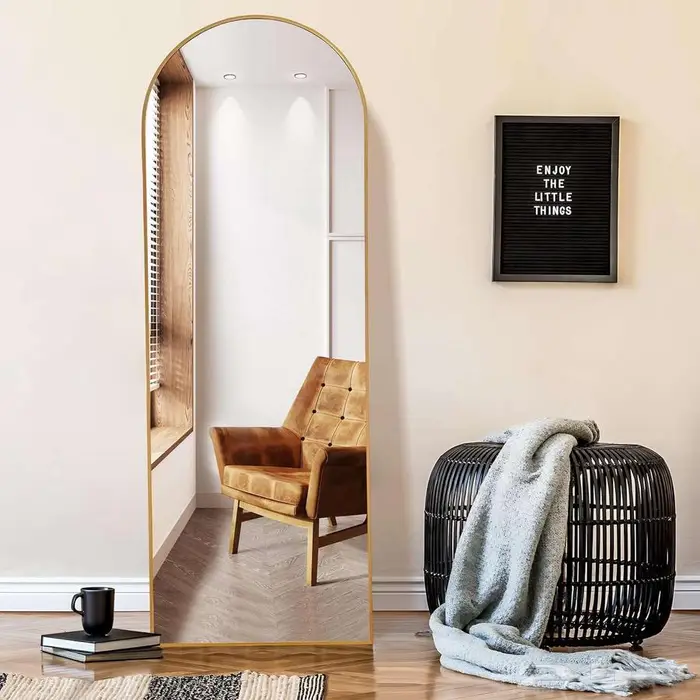 مراة لكامل الجسم مقاس 165   65 مقوسة لغرفة النوم وغرفة 1