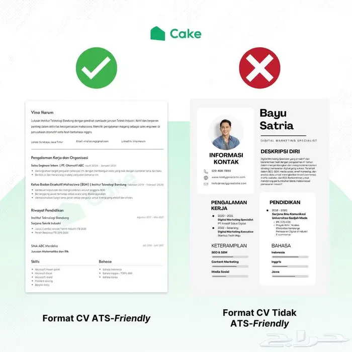 سيرة ذاتية (CV) متوافقة مع أنظمة التوظيف (ATS) بسعر رمزي 0