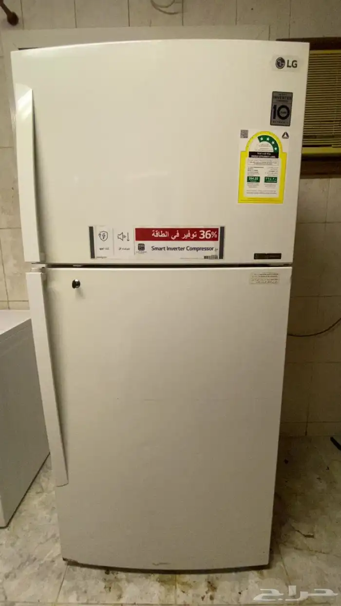 ثلاجة ال جي بحالة ممتازة 7