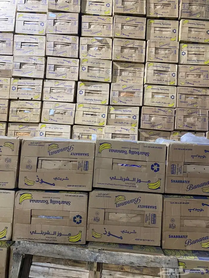 كراتين موز شربتلي فارغة جديدة .. 0