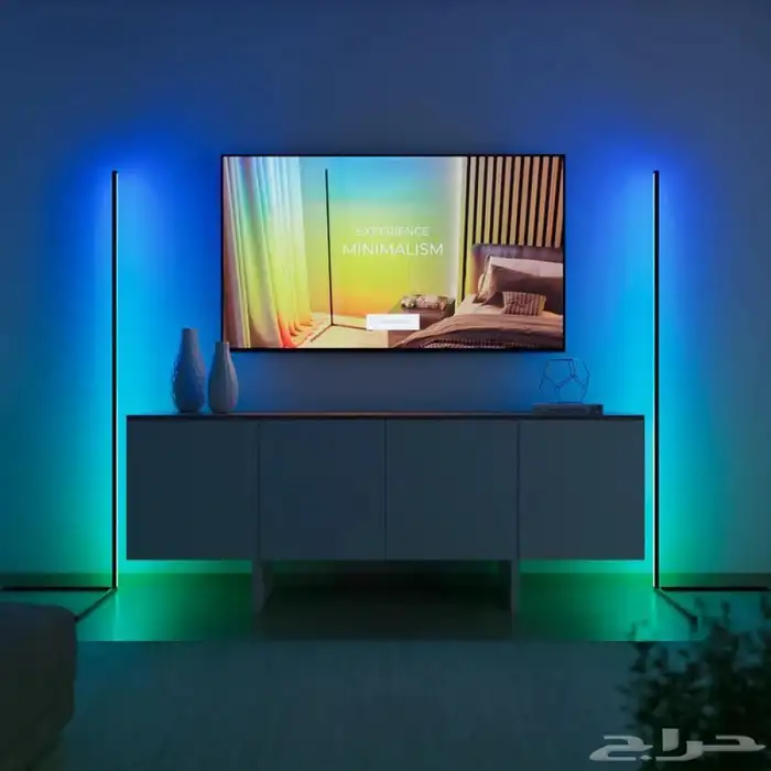 عرض إضاءة الزاوية الذكية اضاءة LED للزاوية و شريط لاصق 5متر 12