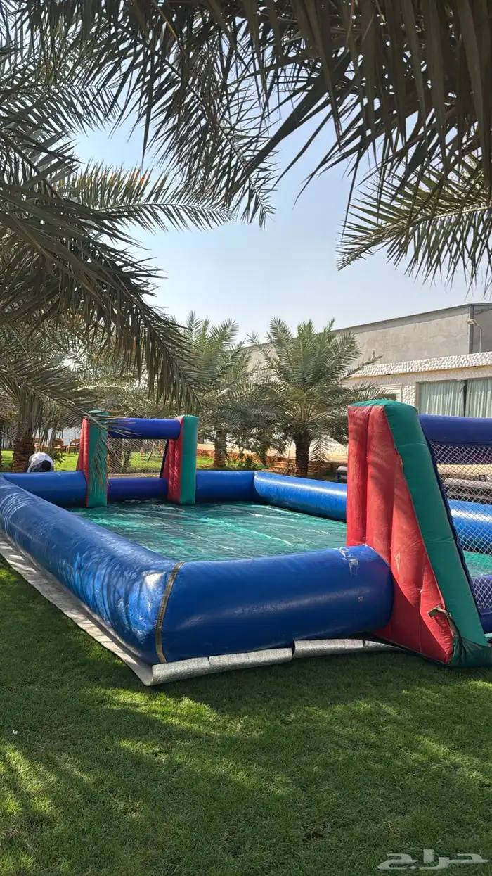 تاجير ملعب صابوني نطيطة زحليقة 0