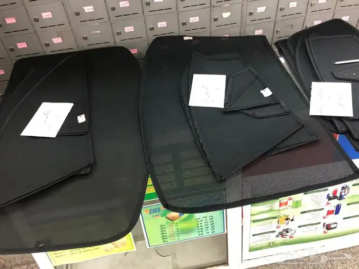 ستاير سيارات عازله عن شمس وحرارتها مخرم وكاتم قماش كوري اصل 48