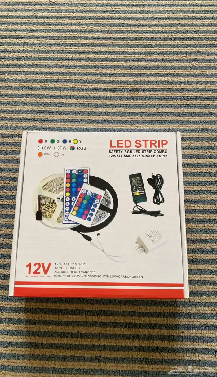 عرض إضاءة الزاوية الذكية اضاءة LED للزاوية و شريط لاصق 5متر 2