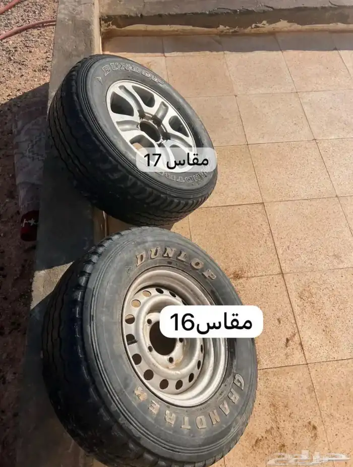 للبيع جنوط بكفراتهن 0