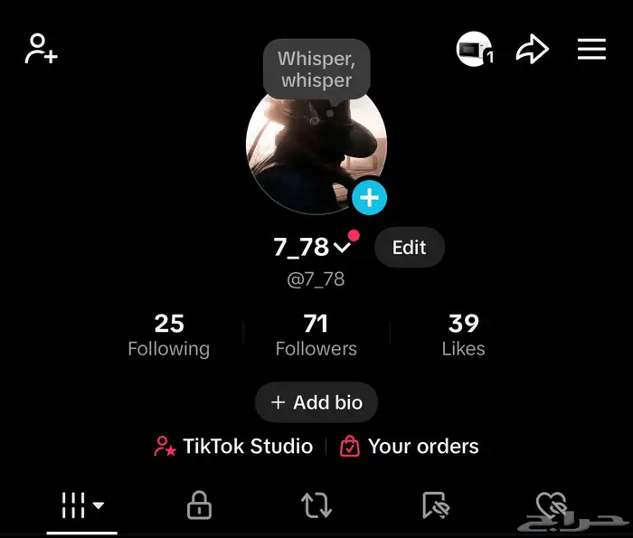 حساب تيك توك 7_78 0