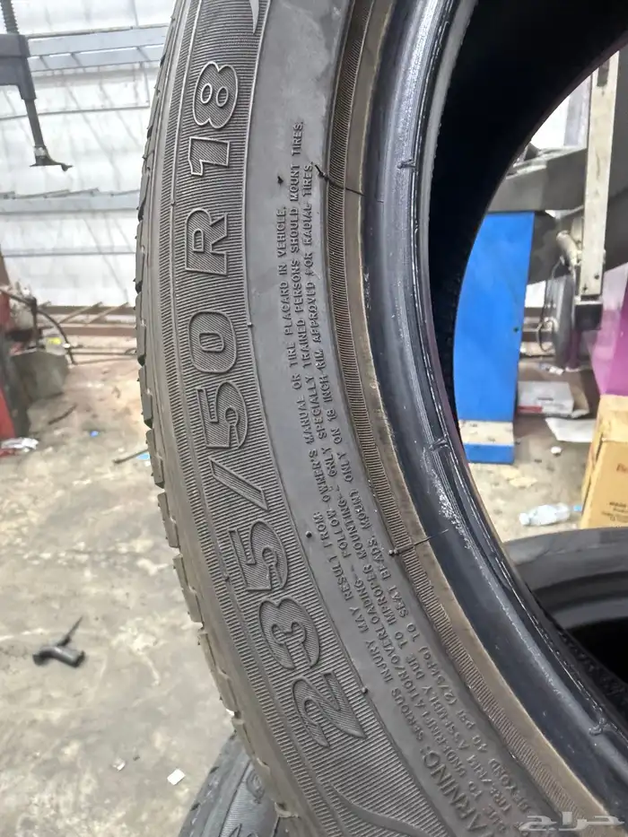 235 50 18 كفرات ماكسيس بزرعها م فرق ع الجديد مقاس وكالة تورس 6