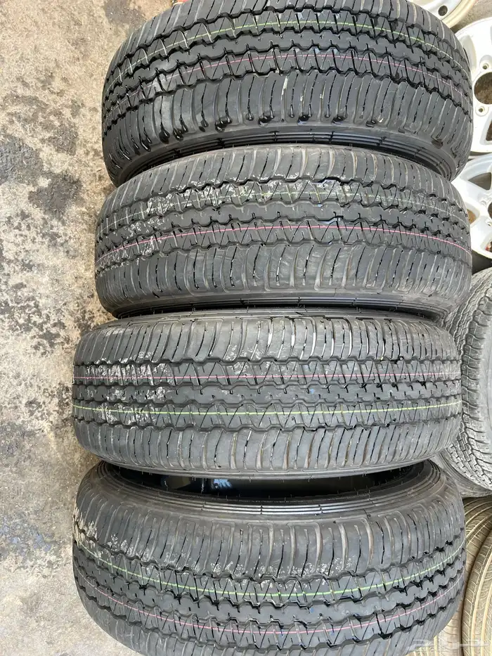 طقم كفرات منزل اخوالجديد دنلوب مقاس 265.65.18تاريخ 2025 1