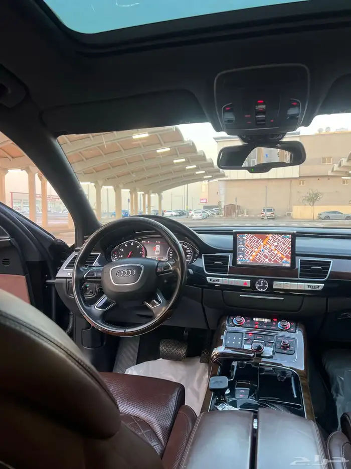 اودي A8 لارج ساماكو سعودية دايموند نظيفة جدا 2016 22