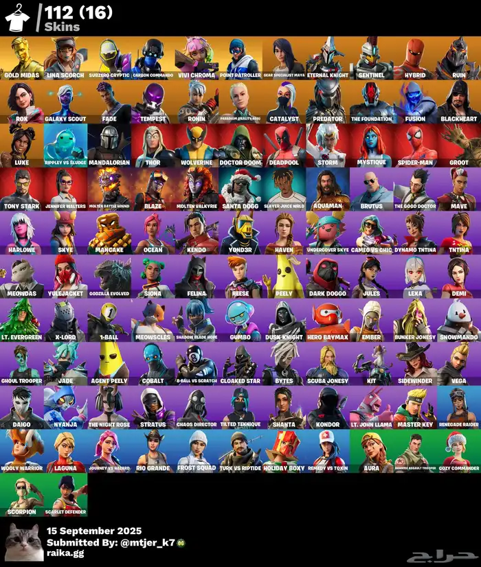 حساب فورت نايت 1