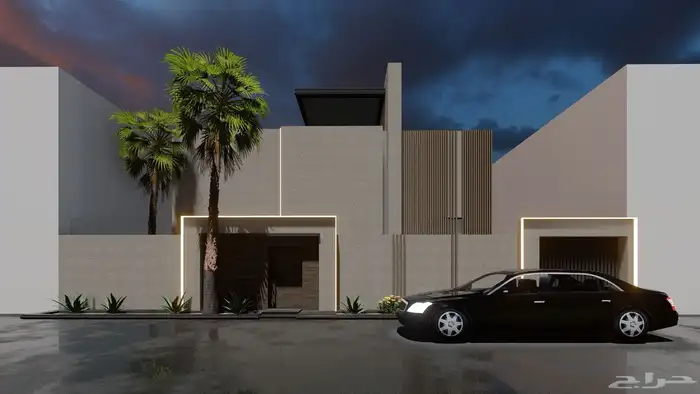 تصميم واجهة معمارية 3d 1