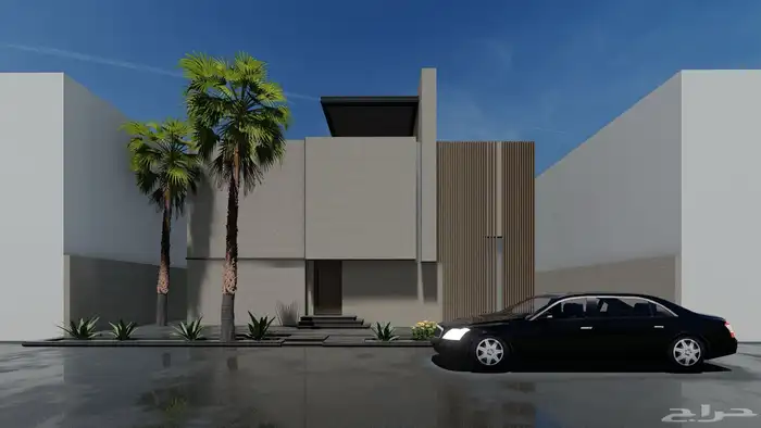 تصميم واجهة معمارية 3d 2