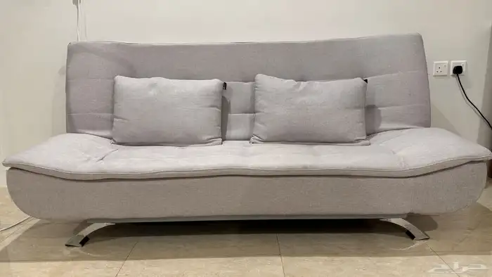 كنبه تقدر تحولها إلى السرير مع مخدتين الطول 195 و العرض 115 1