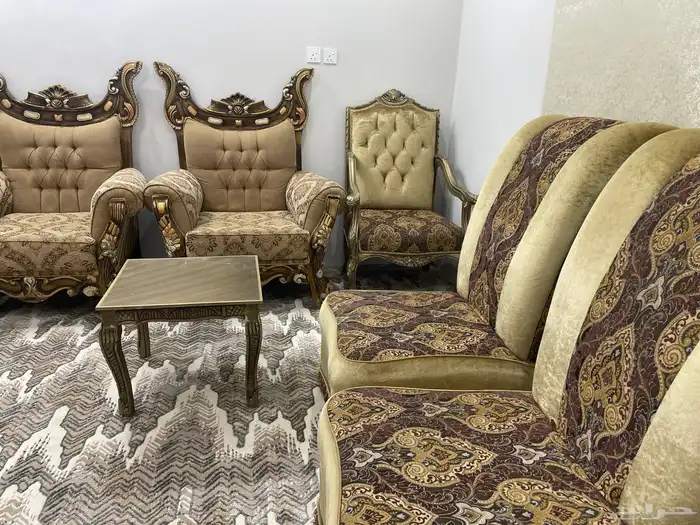 ست كنبات مفرد مع طاوله 2