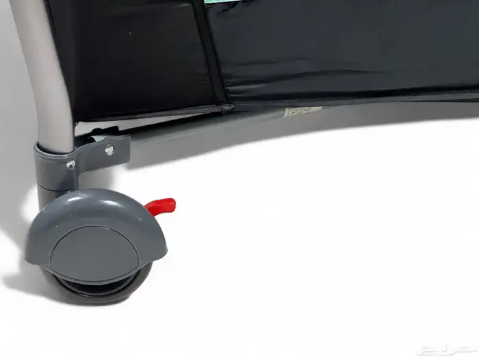 محبس دورين للاطفال مع مظلة - سرير اطفال قماشي قابل للطي 17