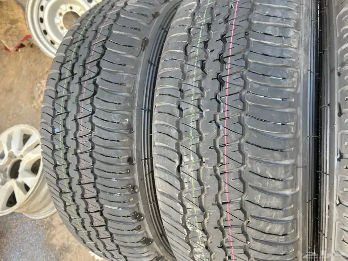 طقم كفرات منزل اخوالجديد دنلوب مقاس 265.65.18تاريخ 2025 7