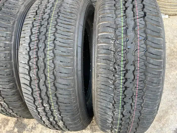 طقم كفرات منزل اخوالجديد دنلوب مقاس 265.65.18تاريخ 2025 5