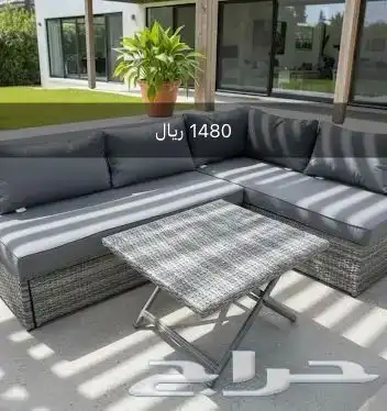 جلسات خارجية راتان 6 أشخاص و 5 أشخاص و 4 أشخاص صناعة صينية 3