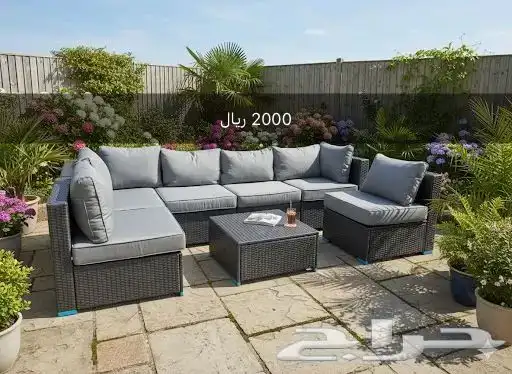 جلسات خارجية راتان 6 أشخاص و 5 أشخاص و 4 أشخاص صناعة صينية 1