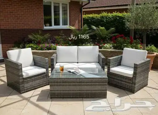 جلسات خارجية راتان 6 أشخاص و 5 أشخاص و 4 أشخاص صناعة صينية 4