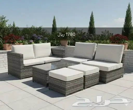 جلسات خارجية راتان 6 أشخاص و 5 أشخاص و 4 أشخاص صناعة صينية 9