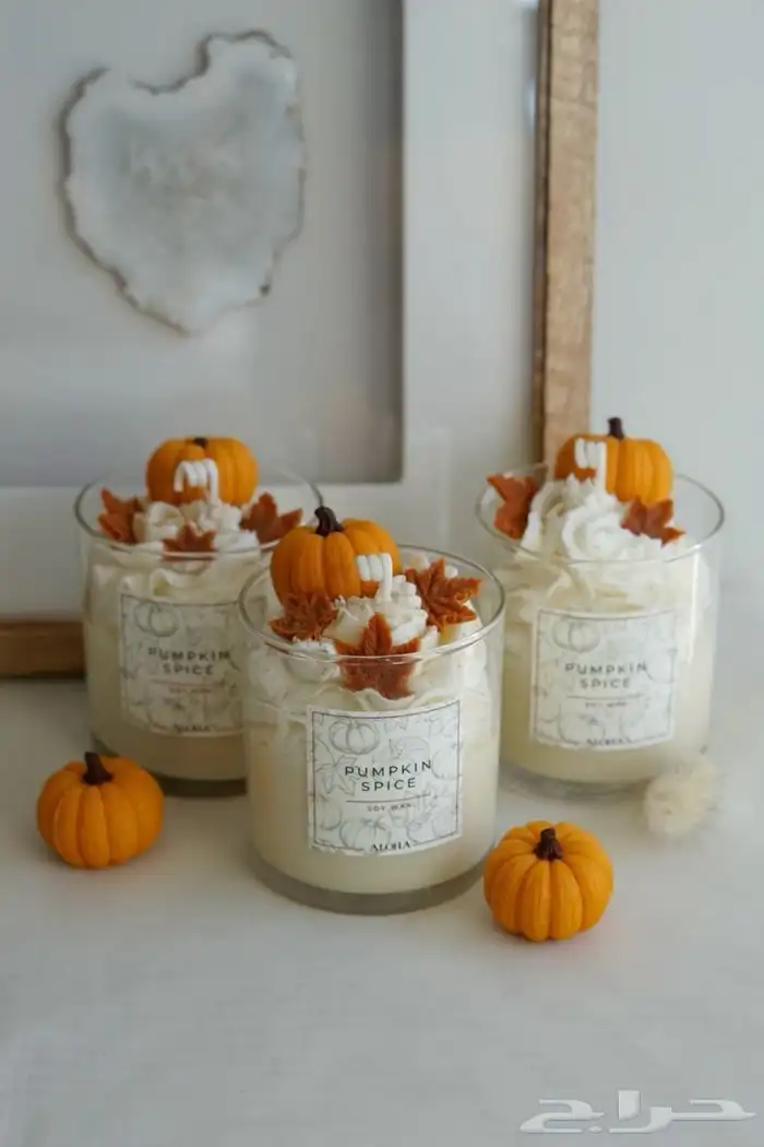 شموع اشكال مختلفه ومميزه وروايح جميله candles 7